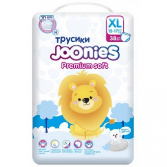 - Joonies Premium Soft XL 12-17,38, NEW